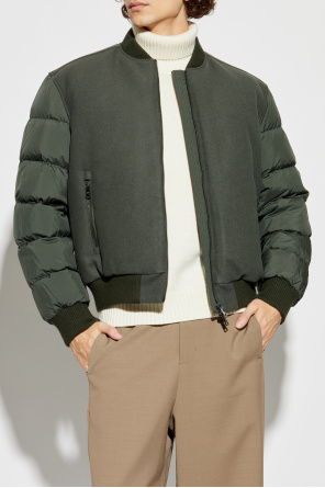 add Wool jacket with down insert