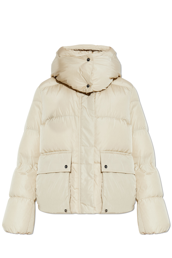 Down jacket with hood od add