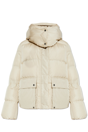 Down jacket with hood