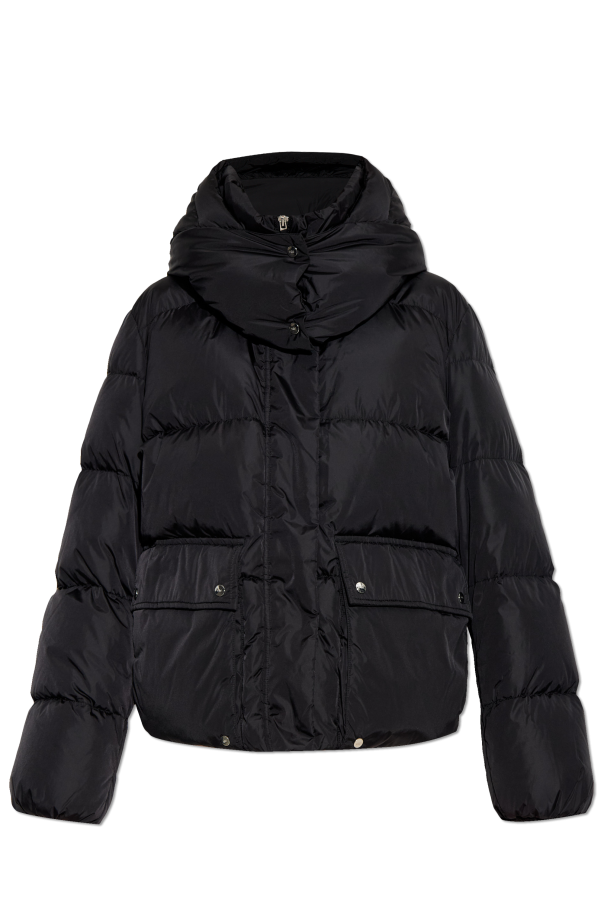 Down jacket with hood od add