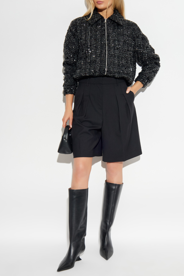 add Steppjacke mit Paillettenbesatz