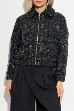 add Steppjacke mit Paillettenbesatz