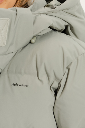 Holzweiler ‘Besseggen’ down leather jacket