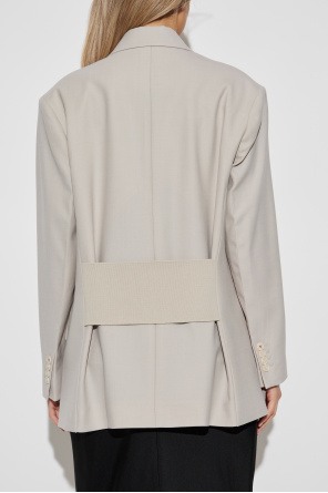 Victoria Beckham Marynarka z wełnianym wykończeniem