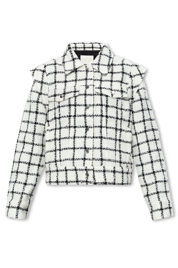 Notes Du Nord ‘Heat’ tweed studded jacket