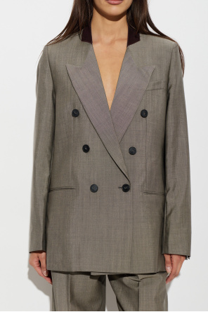 Victoria Beckham Americana de lana cruzada