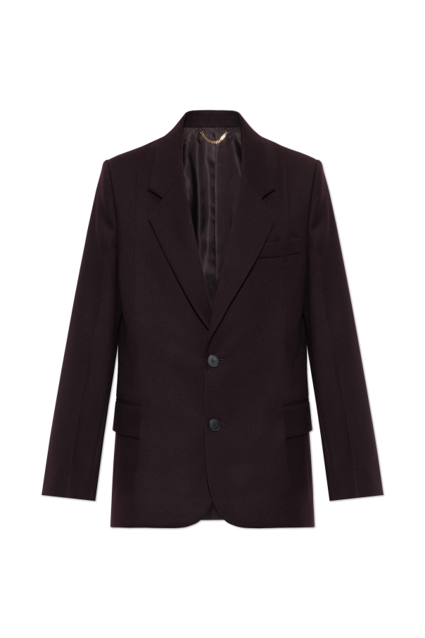 Wool blazer with double vent od Victoria Beckham