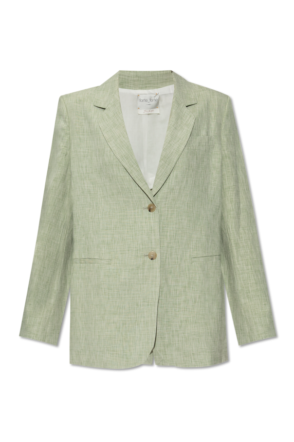 forte_forte Jacket with linen finish