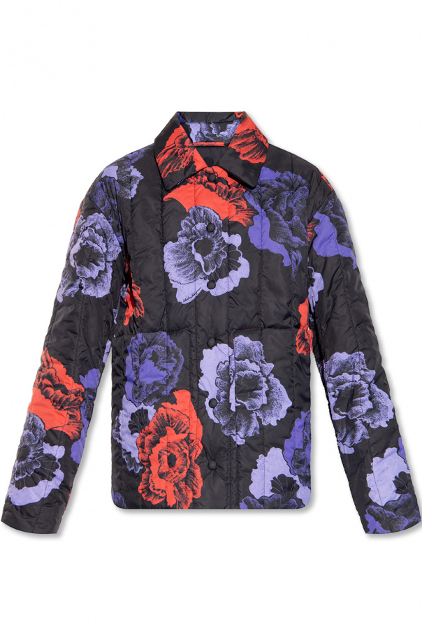 Salvatore Ferragamo Insulated jacket with floral motif