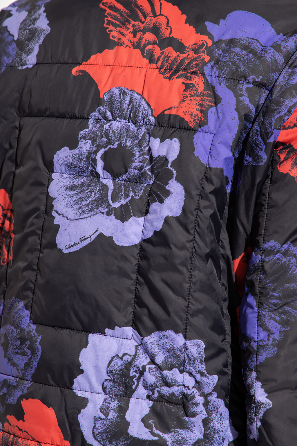 Salvatore Ferragamo Insulated jacket with floral motif