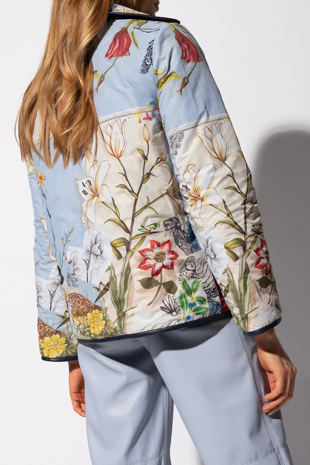 SALVATORE FERRAGAMO- Printed Jacket- Woman- 40 - Multicolor