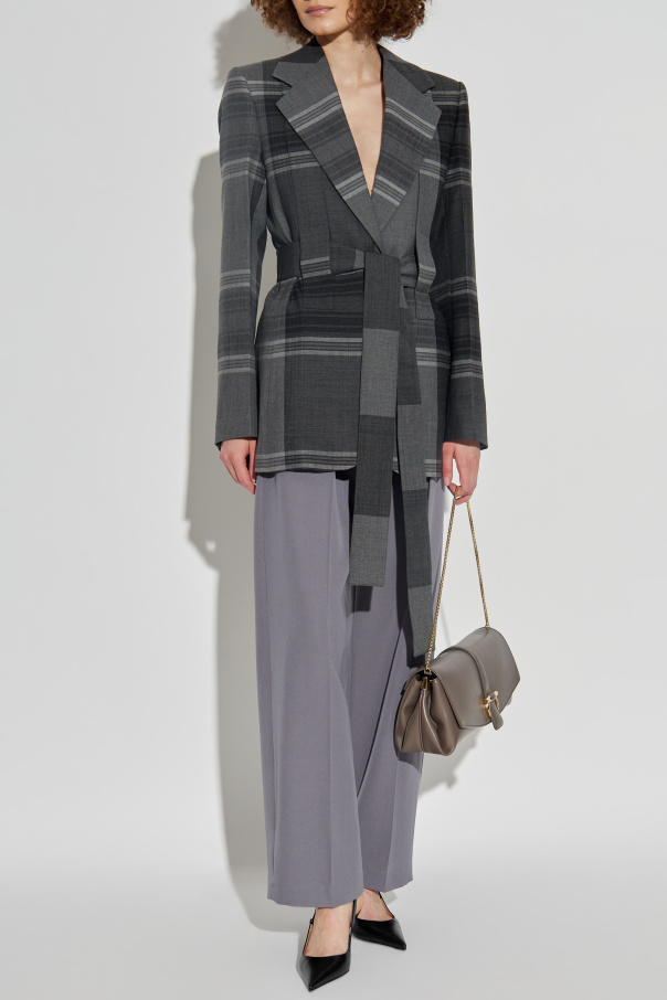 FERRAGAMO Blazer with waist belt