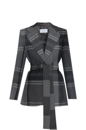Blazer with waist belt