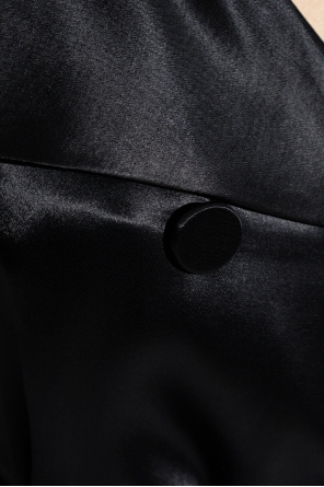 FERRAGAMO Kurzer, satinierter Mantel