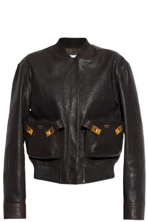 Leather jacket, zdjęcie 1 Leather jacket od FERRAGAMO