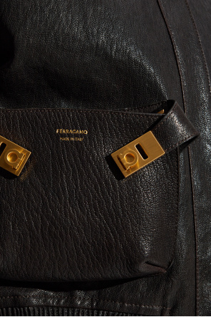 FERRAGAMO Lederjacke