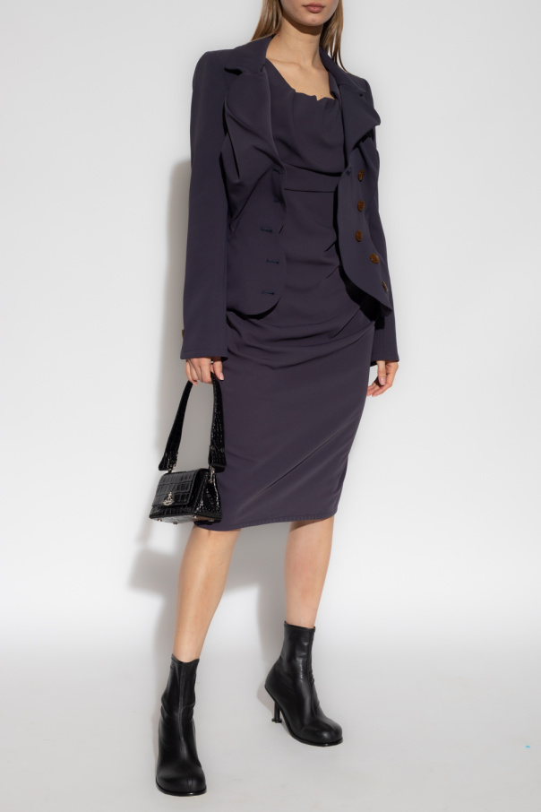 Vivienne Westwood Dolce & Gabbana long-sleeve wool polo shirt