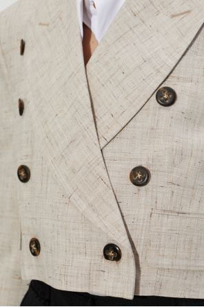 Vivienne Westwood Blazer curto de abotoamento duplo