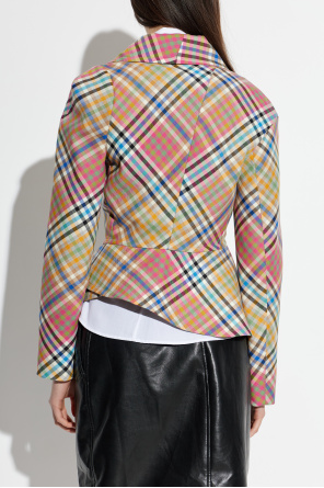 Vivienne Westwood Wool blazer with an asymmetrical cut