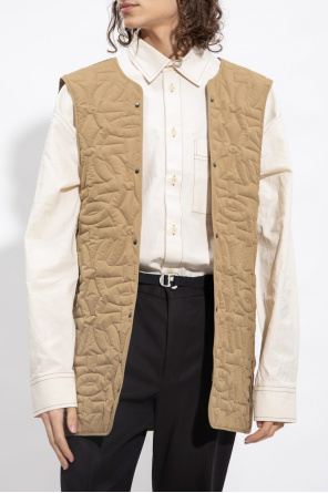 Salvatore zip-up Ferragamo Double-layered jacket