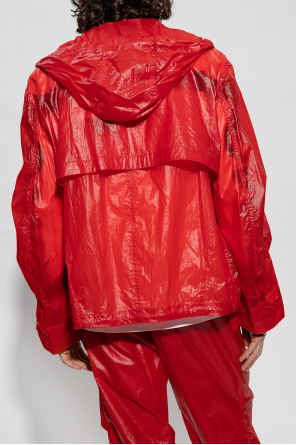FERRAGAMO Hooded abstract jacket