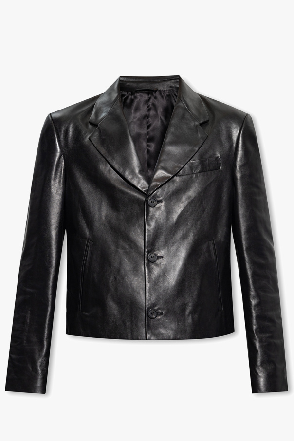 Leather blazer od FERRAGAMO