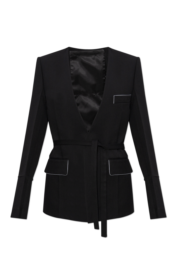 Victoria Beckham Tie-Waist Blazer