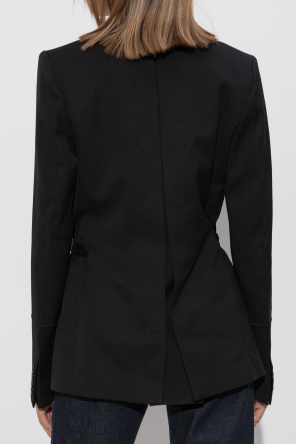 Victoria Beckham Tie-Waist Blazer