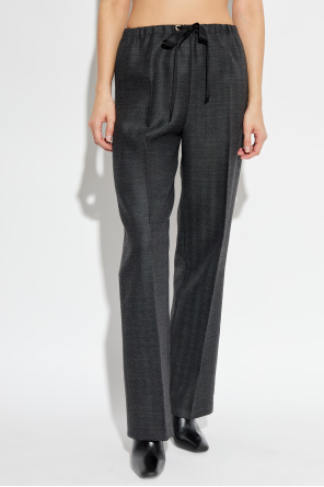 forte_forte Pantalones con estampado de espiga