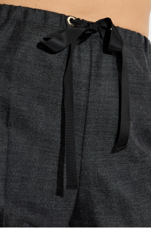 forte_forte Pantalones con estampado de espiga