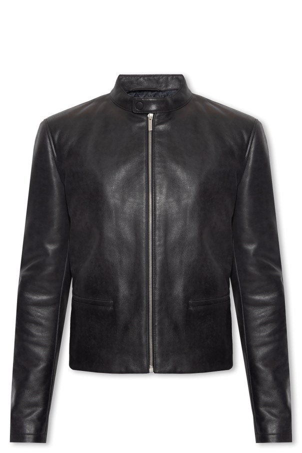 FERRAGAMO Leather Impact jacket