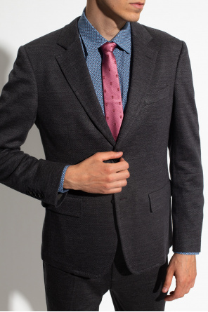 FERRAGAMO Wool and linen blend blazer