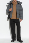 FERRAGAMO GREY Jacket with detachable hood