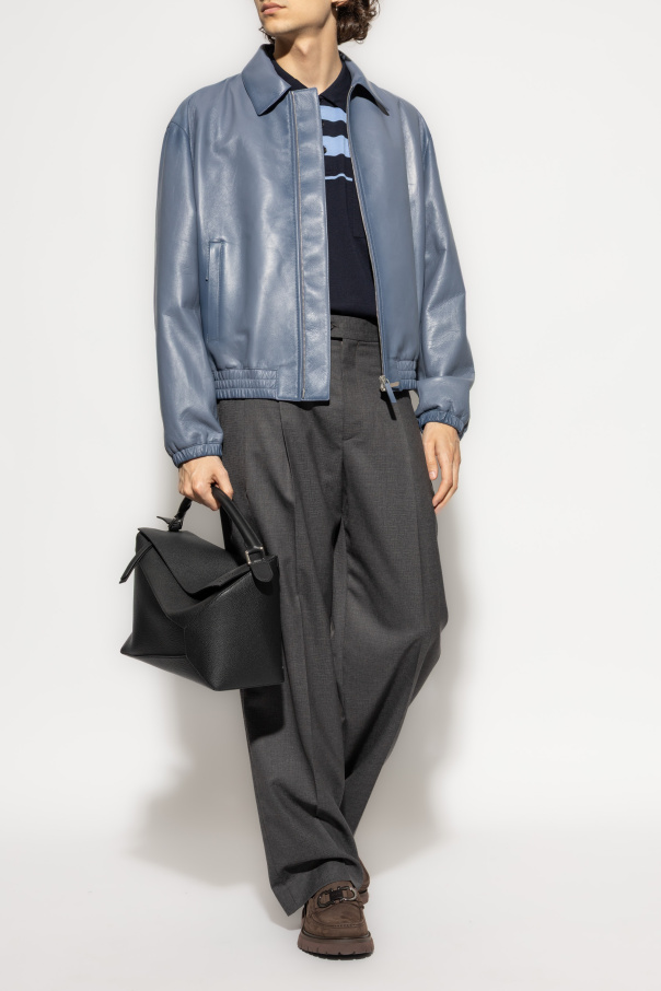 FERRAGAMO Skórzana kurtka