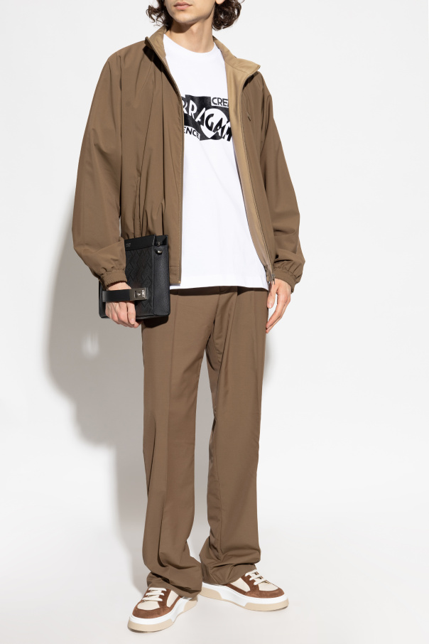 FERRAGAMO Reversible jacket with logo