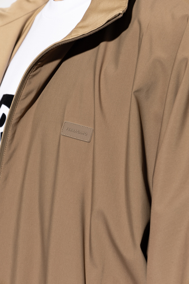 FERRAGAMO Reversible jacket with logo