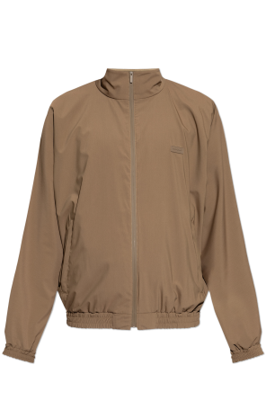 Reversible jacket with logo