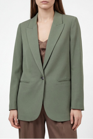 forte_forte Satin blazer with a single vent