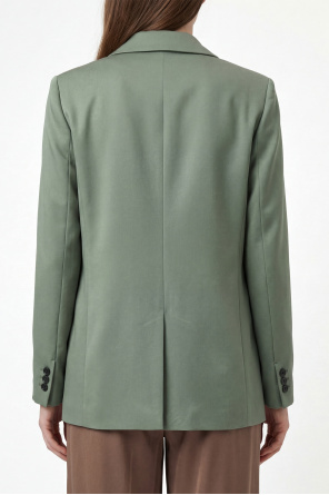 forte_forte Satin blazer with a single vent