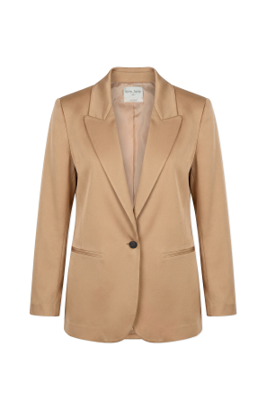 Satinblazer mit einfachem Schlitz