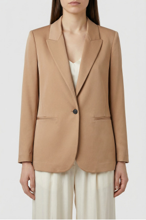 forte_forte Satin blazer with single vent