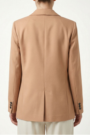 forte_forte Satin blazer with single vent