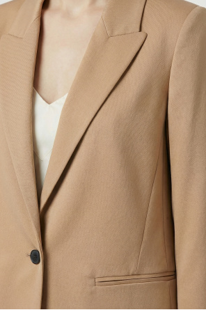 forte_forte Satin blazer with single vent