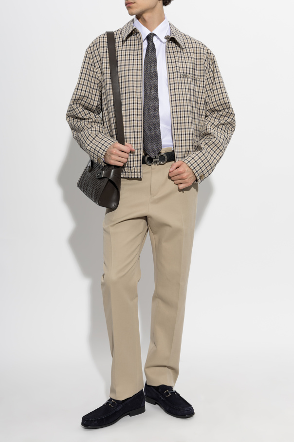 FERRAGAMO Checked pattern jacket