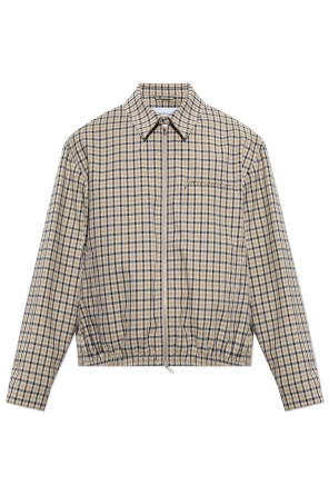 Plaid pattern jacket