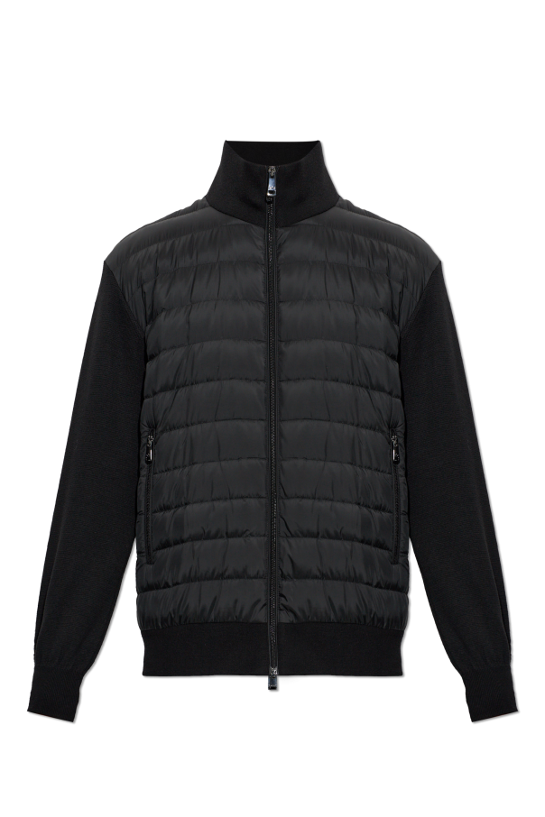 Cardigan with quilted front od Paul & Shark