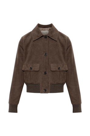 Suede jacket with pockets