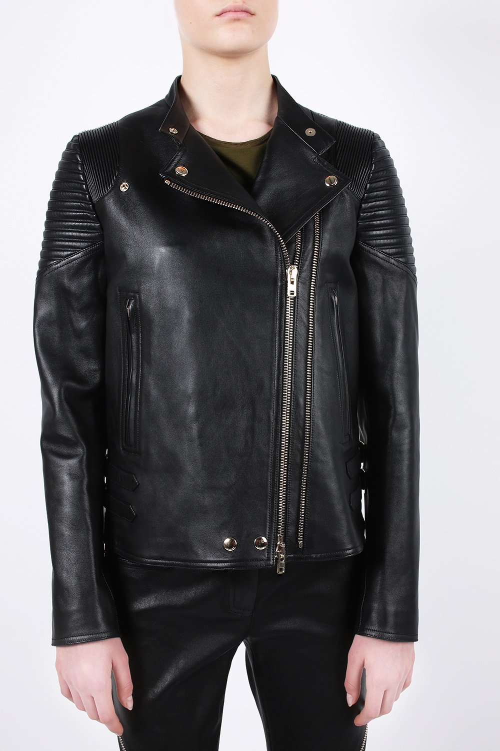 Givenchy Black Leather Biker Jacket