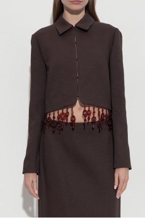 Tory Burch Blazer with decoratively finished hem