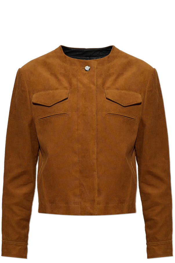 Corduroy jacket with pockets od Tory Burch